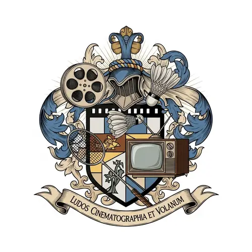 Coat of Arms Design: Movies, TV Shows & Badminton Theme