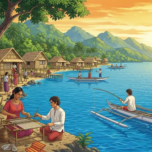 Historical Scene of Pre-colonial Philippines in Cebu