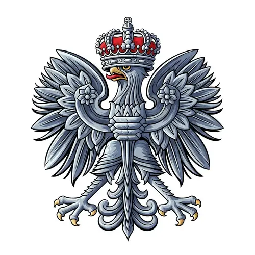 Polish Eagle Crown Vector | Symbol of Heritage