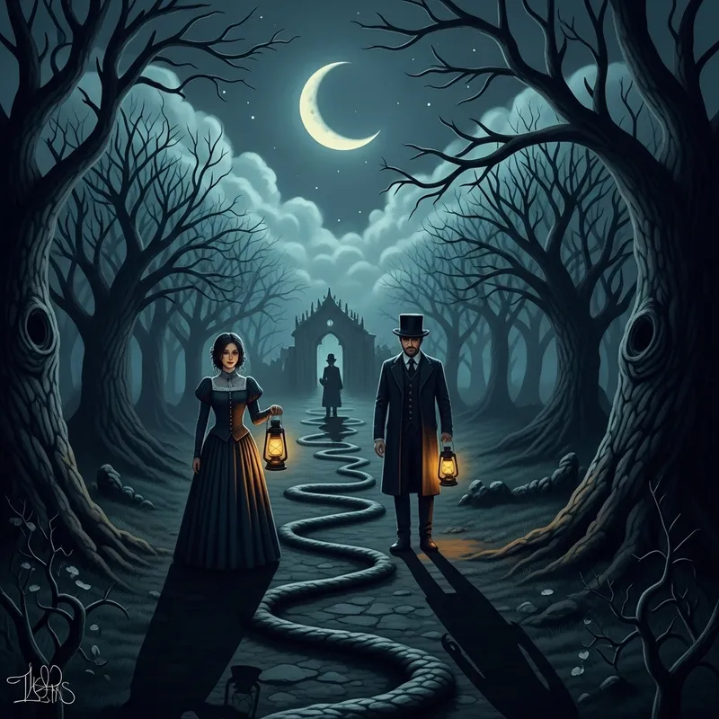 Twisted Love Story: Dark and Mysterious Art