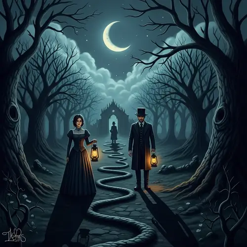 Twisted Love Story: Dark and Mysterious Art