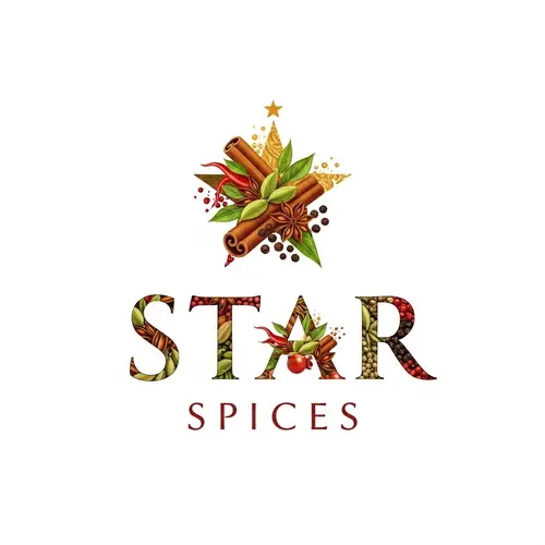 Star Spices Logo Design | Vibrant Spice Visuals