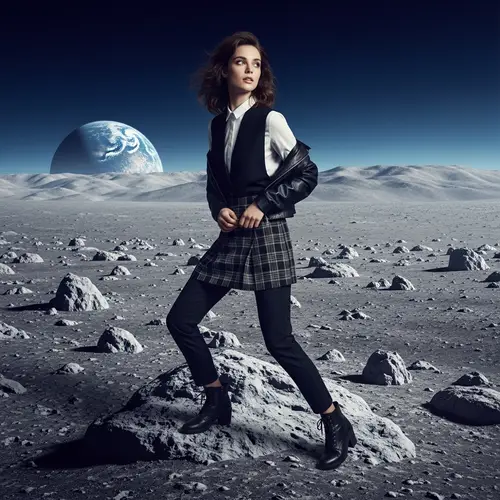 Bella Hadid: Stylish Lunar Photoshoot | Model on Moon Surface