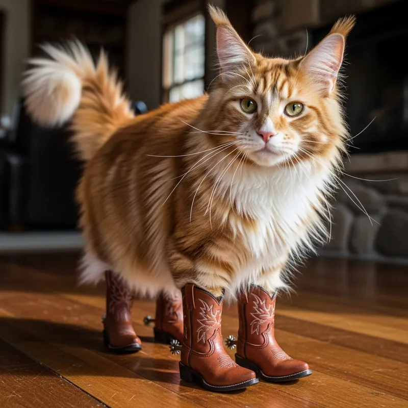 Un Gato con Botas - Stylish Cat Footwear