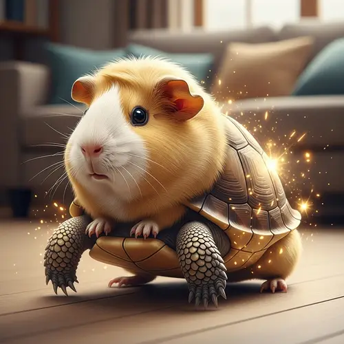 Guinea Pig Transforms into a Turtle: A Unique Journey