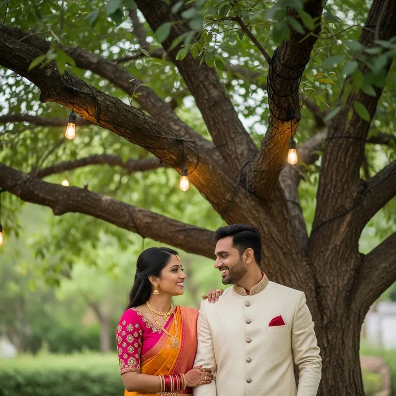 Romantic Indian Couple Image - Pure Affection and Love Romantic Indian Couple Image - Pure Affection and Love