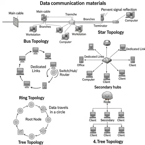 Data Communication Topology Materials: Types & Settings Explained