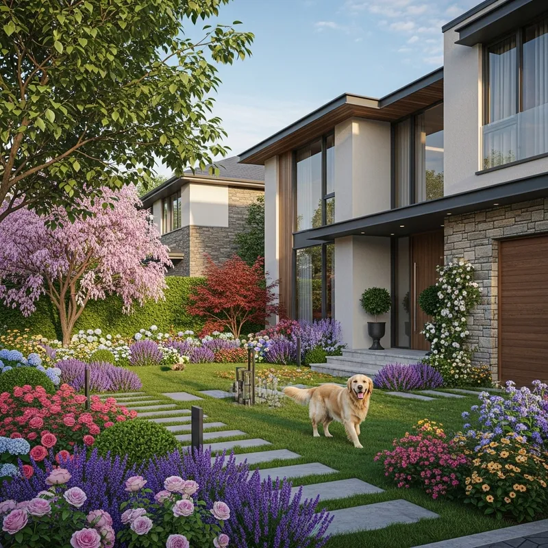 Detailed & Realistic Modern Home in Serene Neighborhood