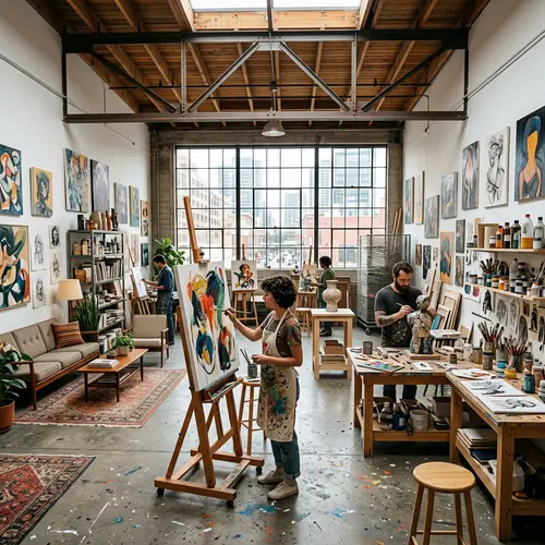 Modern Art Studio Interior Design Inspiration