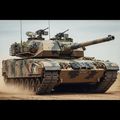 Heavy-duty Military Tank for Battle - Robust Design