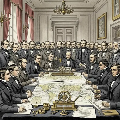International Telegraph Union Meeting 1865 | Historical Image
