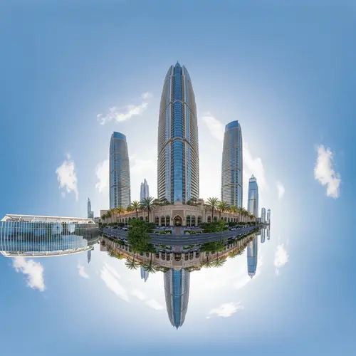 Majestic Contemporary Arabian Skyscraper | Elegant Design