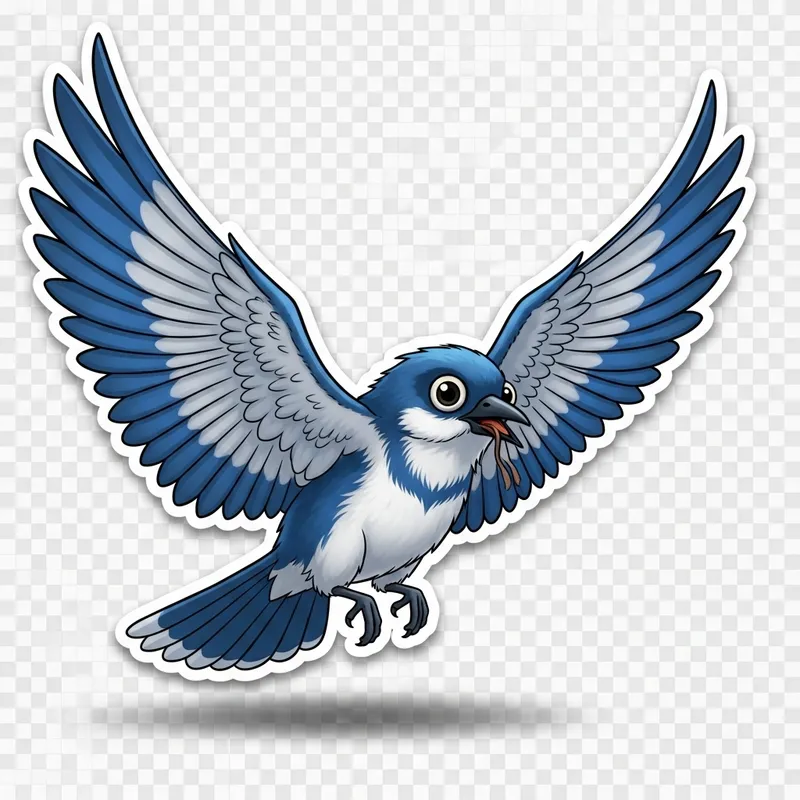 Flapping Bird Sprite - Captivating Flight Animation