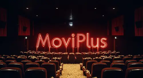 MoviPlus Cinema Hall: Enchanting Red Glow Amid Popcorn