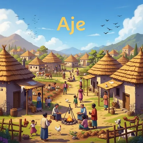 Vibrant Village Life in Aje: Diverse Culture & Daily Routines
