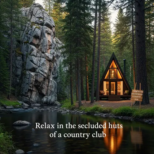 Secluded Huts at Country Club - Relax and Unwind in Nature
