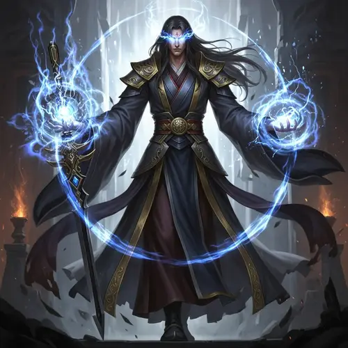 Powerful Antagonist in Final Stage - Majestic and Threatening Aura