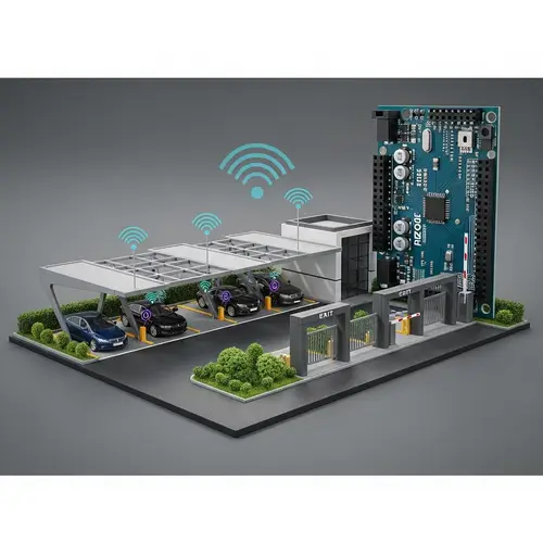 Modern Automated Car Parking Diorama with RFID Technology