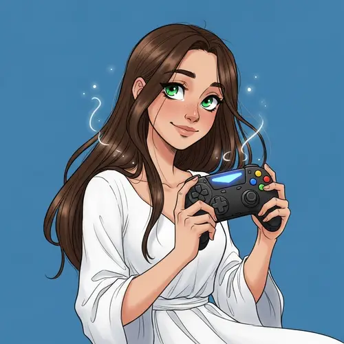 Digital Whimsical 20-Year-Old Girl Illustration