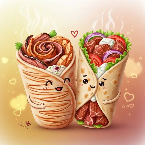 Romantic Shawarma and Doner Avatars