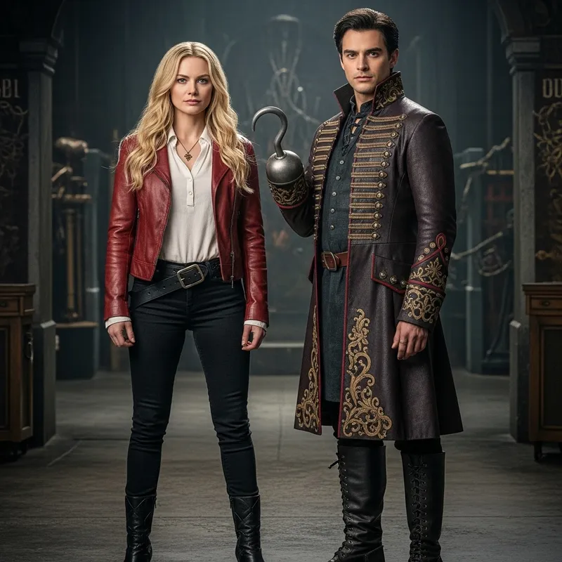 Emma Swan and Killian Jones from Once Upon a Time series