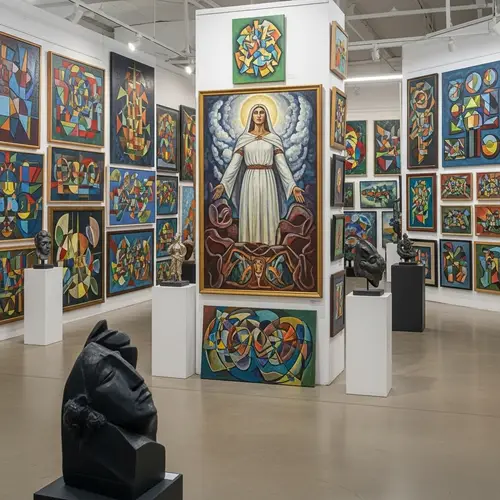 Eco-Friendly Contemporary Art Gallery | Abstract Paintings & Sculptures