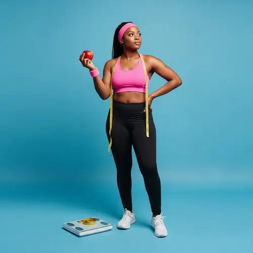 Healthy Weight Loss Journey of a Confident Black Woman