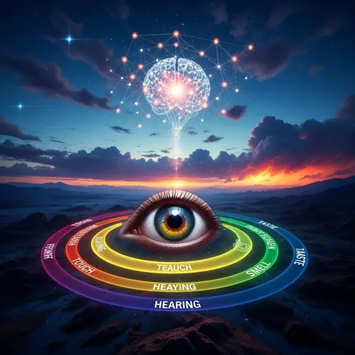 Surrealistic Human Perception Art: Vision & Brain Processing