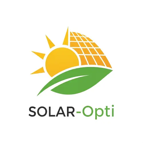 Professional Solar-Opti Logo Design for Clean Energy Business