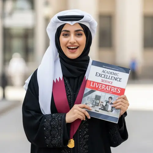 Qatari Student Encouraging Academic Excellence | Passion for Education