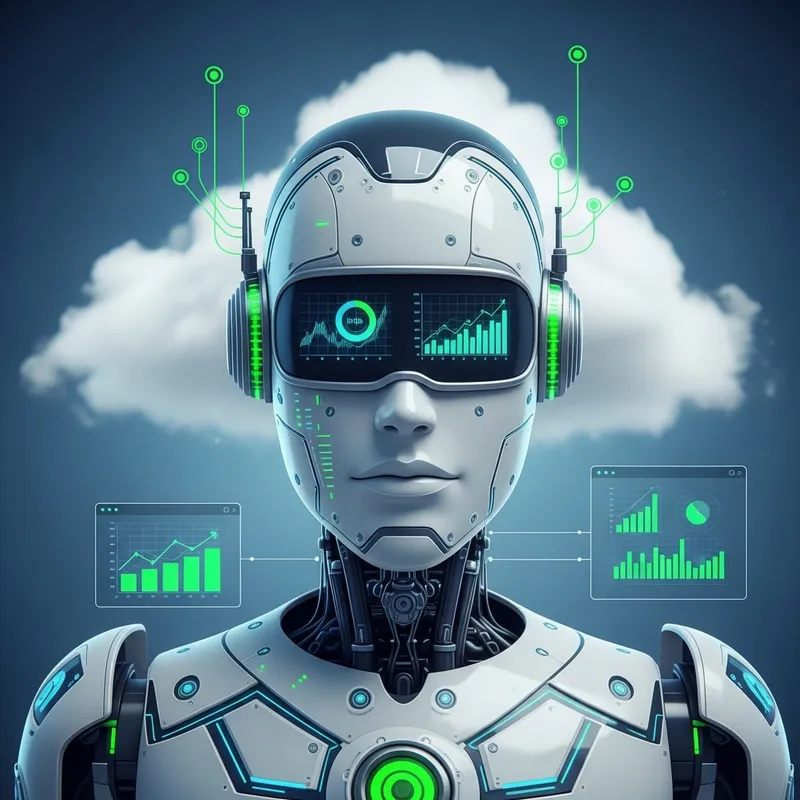 Sleek AI Avatar for QuickBooks: Modern Design Sleek AI Avatar for QuickBooks: Modern Design