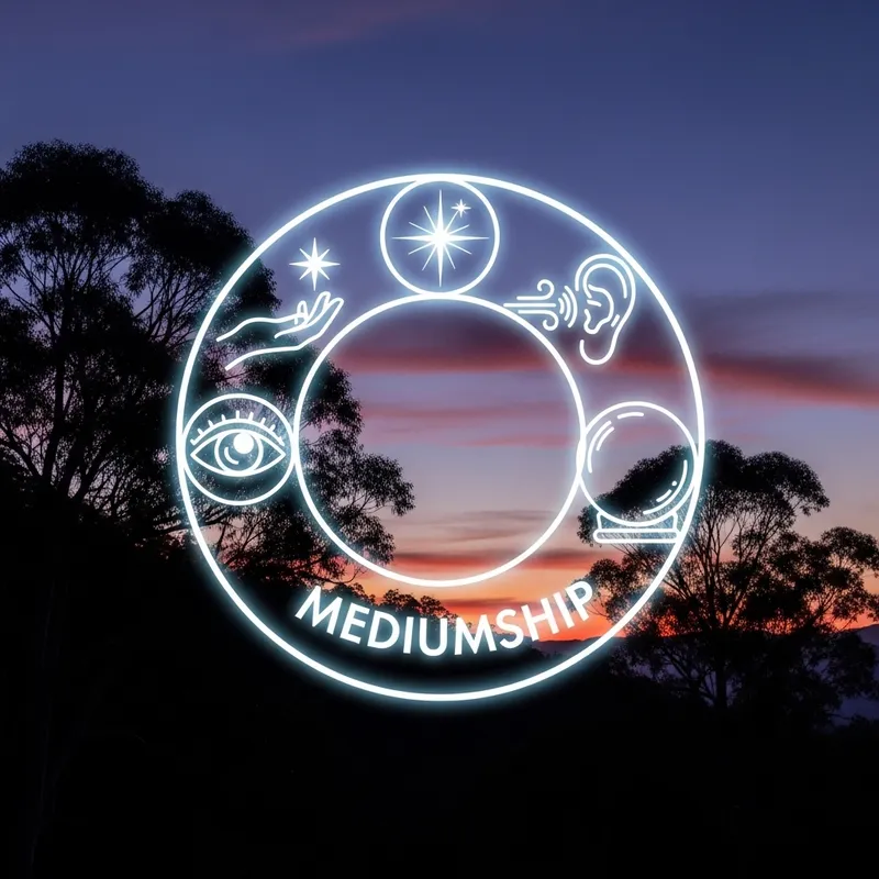 Spiritual Badge: Emblem of Mediumship and Connection