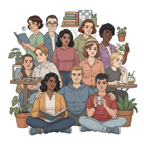 Diverse LGBTQIA+ Group Promoting Health and Wellness