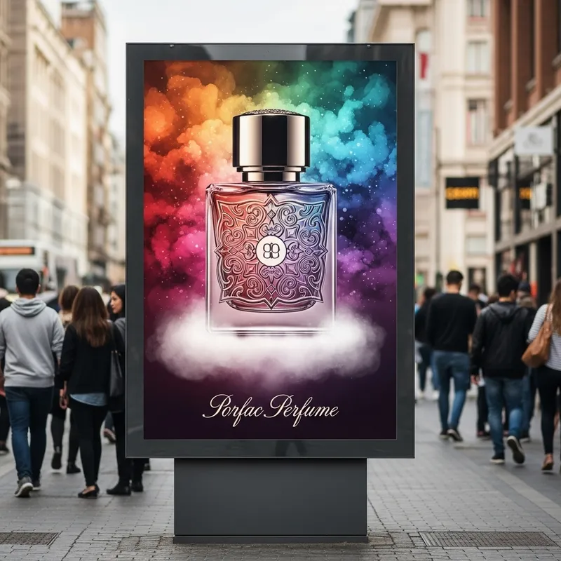 Chic Fragrance Store Signboard | Perfumes for Every Taste
