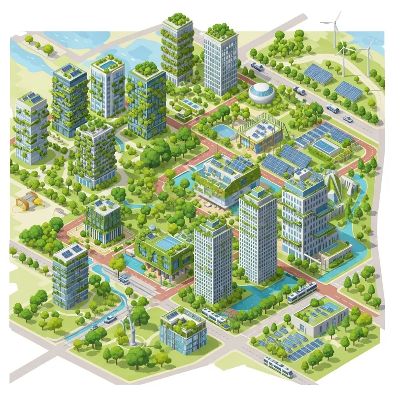 Green City Map - Sustainable Urban Design for Eco-Friendly Living
