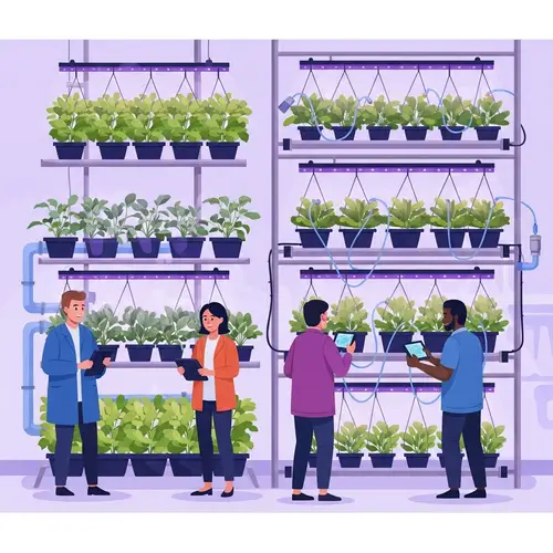 Advanced Hydroponic Farming System with Diverse Farmers