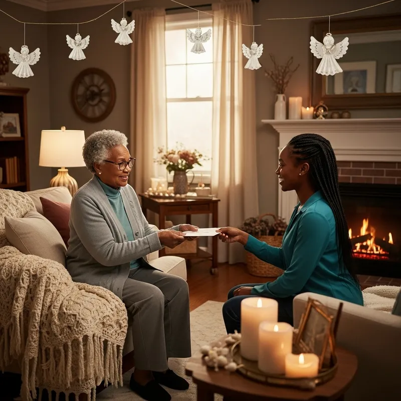 Godly Love Scene: Heartwarming Exchange Between Elderly and Young Black Women