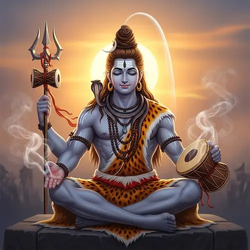 Lord Shiva: Serene Deity of Tranquility and Power