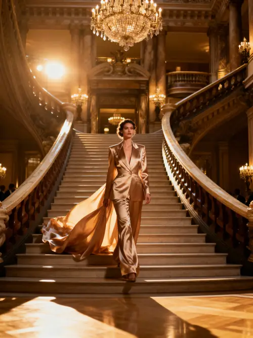 Elegant Fashion at Grand Staircase Events