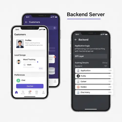 Mobile App and Backend Server Design for Efficient User Interaction