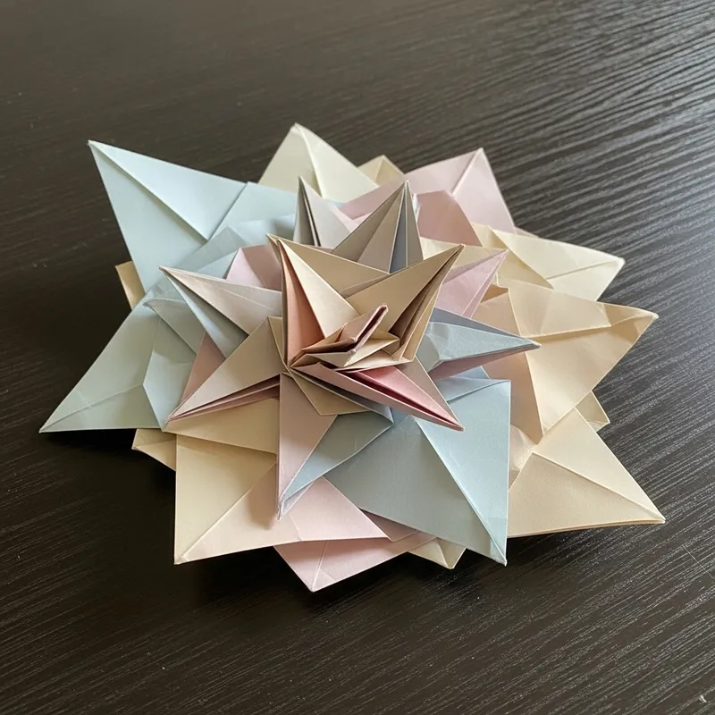 Abstract Origami Art - Play of Light