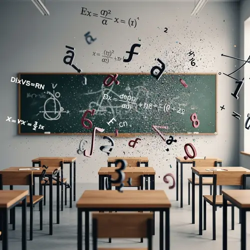 Surreal Disruption of Mathematics: Enigmatic Scene