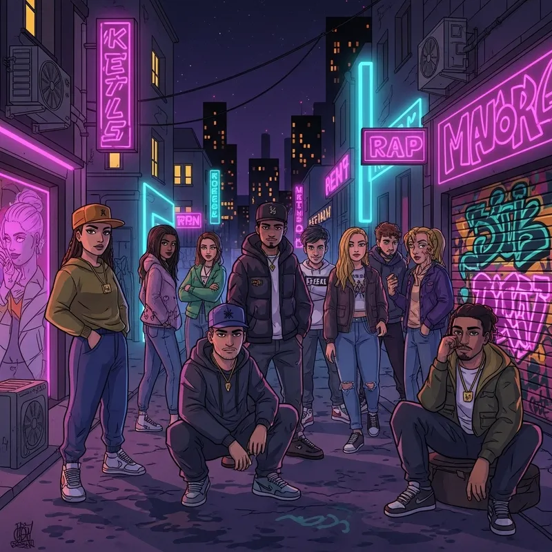 Modern French Rap Inspired by Booba and Laylow