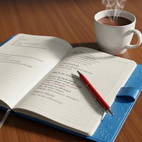 Language Notebook for Spanish and French | Study Notes and Conjugations