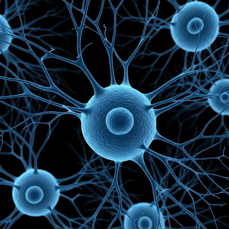 Biologically Accurate BV-2 Brain Cell Image: Microglia Research