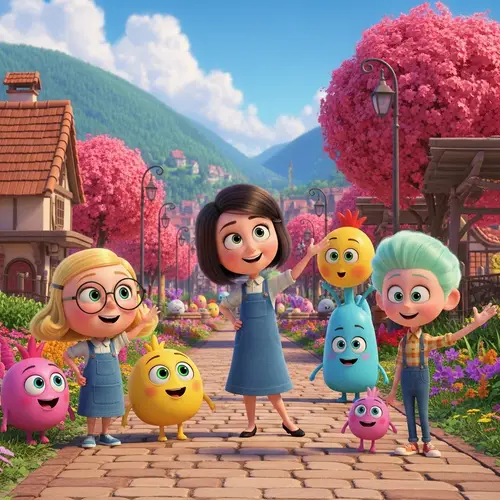 Joyful Animation in Colorful Style