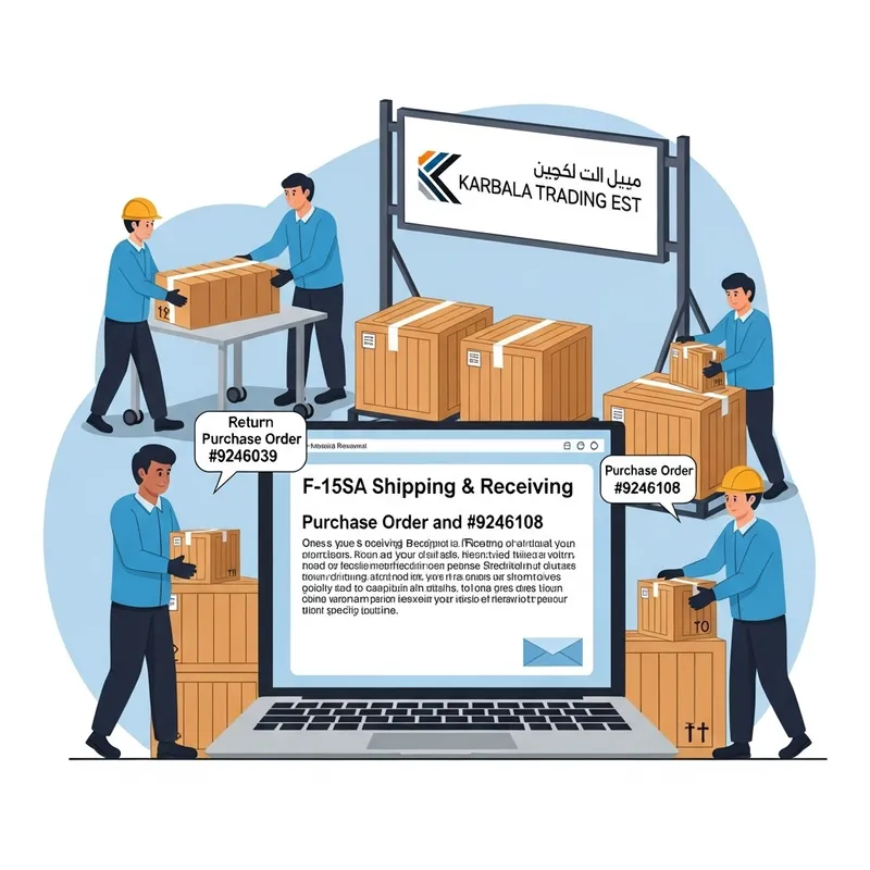 F-15SA Shipping & Receiving Coordination | KARBALA TRADING EST F-15SA Shipping & Receiving Coordination | KARBALA TRADING EST