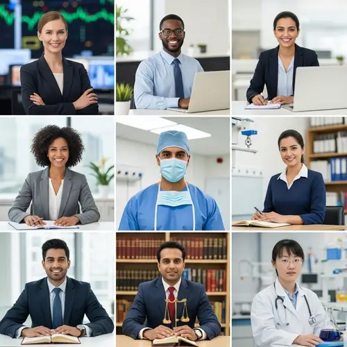 Vibrant Headshots in Professional Settings