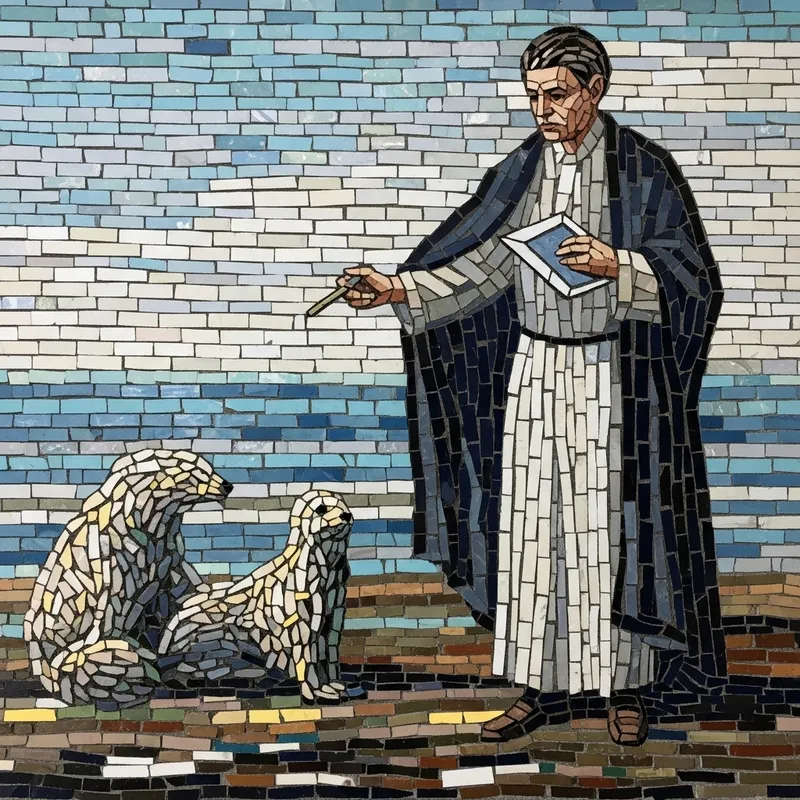 Mosaic Art Scene - Creative Work Fragment