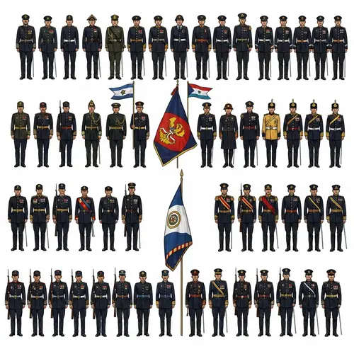 World Powers: Global Military Units In Traditional Uniforms